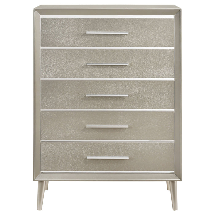 Coaster Ramon 5-drawer Chest Metallic Sterling Default Title