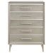 Coaster Ramon 5-drawer Chest Metallic Sterling Default Title