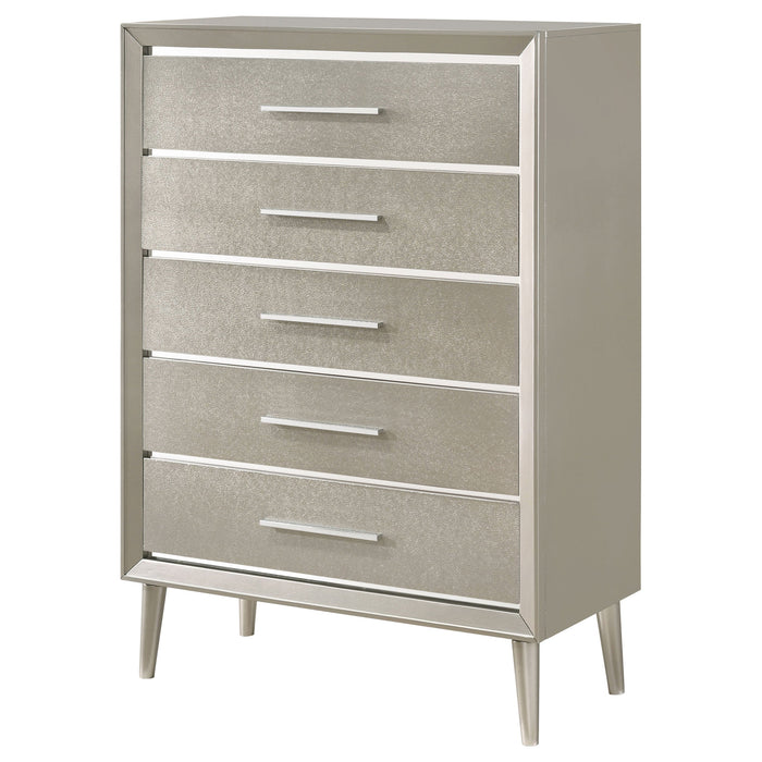 Coaster Ramon 5-drawer Chest Metallic Sterling Default Title