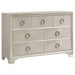 Coaster Salford 7-drawer Dresser with Mirror Metallic Sterling No Mirror