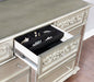 Coaster Heidi 9-drawer Dresser Metallic Platinum Default Title