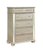 Coaster Heidi 5-drawer Chest Metallic Platinum Default Title