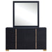 Coaster Marceline 6-drawer Dresser with Mirror Black No Mirror