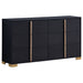 Coaster Marceline 6-drawer Dresser with Mirror Black No Mirror