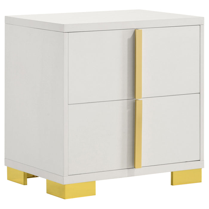 Coaster Marceline 2-drawer Nightstand White Default Title