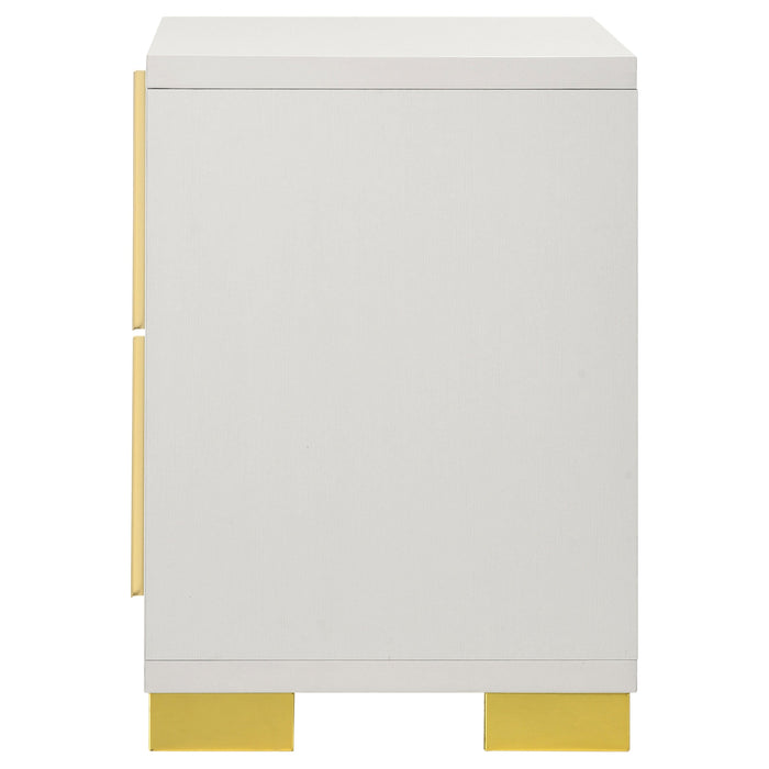 Coaster Marceline 2-drawer Nightstand White Default Title