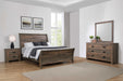 Coaster Frederick Panel Bedroom Set Weathered Oak Eastern King Set of 4