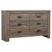 Coaster Frederick 6-drawer Dresser Weathered Oak Default Title