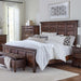 Coaster Avenue Panel Bed Weathered Burnished Brown Cal King