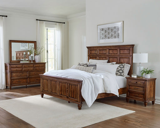 Avenue 4-piece California King Bedroom Set Weathered Brown