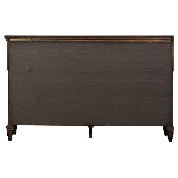 Coaster Avenue 8-drawer Dresser Weathered Burnished Brown Default Title