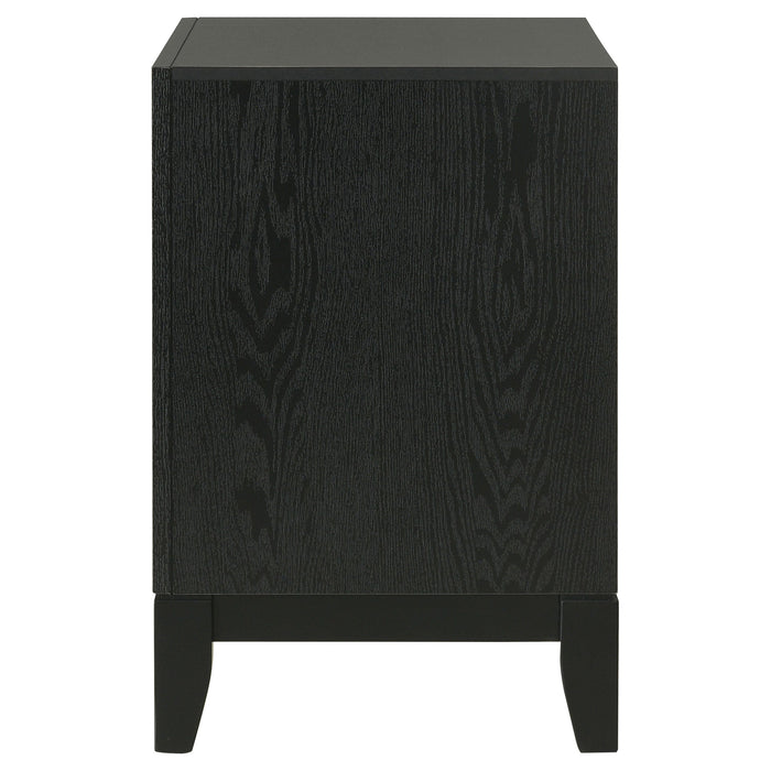 Coaster Valencia 2-drawer Nightstand Light Brown and Black Default Title