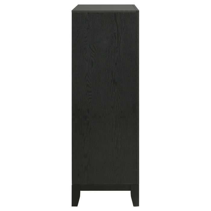 Coaster Valencia 5-drawer Chest Light Brown and Black Default Title