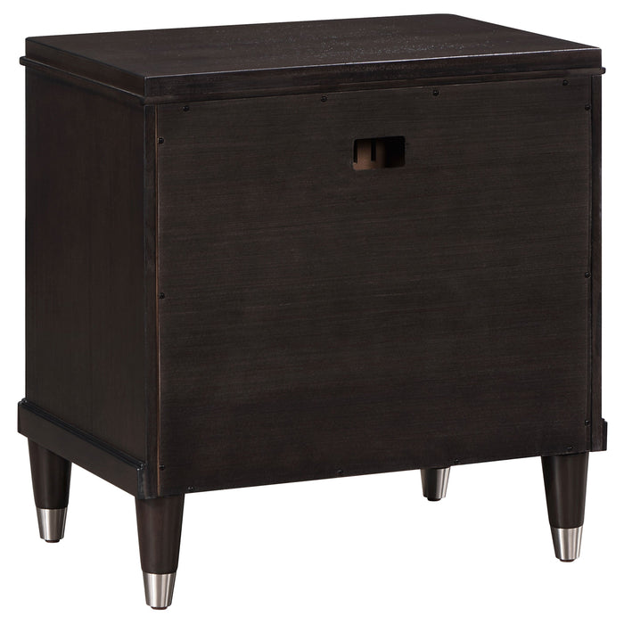 Coaster Emberlyn 2-drawer Nightstand Bedside Table Brown Default Title