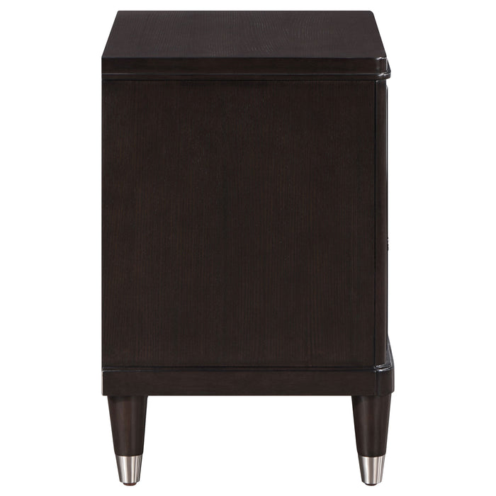 Coaster Emberlyn 2-drawer Nightstand Bedside Table Brown Default Title