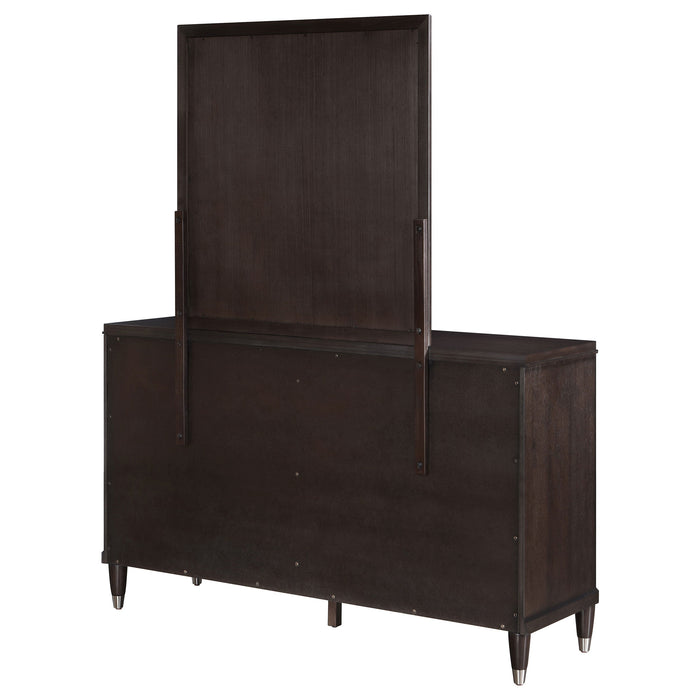 Coaster Emberlyn 6-drawer Bedroom Dresser with Mirror Brown No Mirror