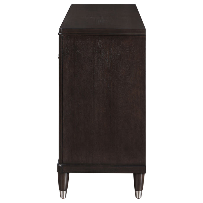 Coaster Emberlyn 6-drawer Bedroom Dresser with Mirror Brown No Mirror