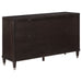 Coaster Emberlyn 6-drawer Bedroom Dresser with Mirror Brown No Mirror