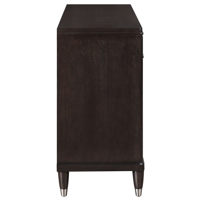 Coaster Emberlyn 6-drawer Bedroom Dresser with Mirror Brown No Mirror