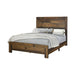 Coaster Sidney Panel Bed Rustic Pine Eastern King