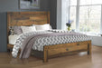 Coaster Sidney Panel Bed Rustic Pine Twin