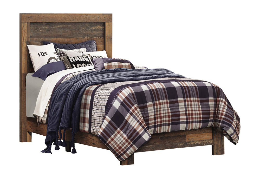 Coaster Sidney Panel Bed Rustic Pine Twin