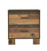 Coaster Sidney 2-drawer Nightstand Rustic Pine Default Title