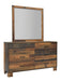 Coaster Sidney 6-drawer Dresser Rustic Pine Default Title