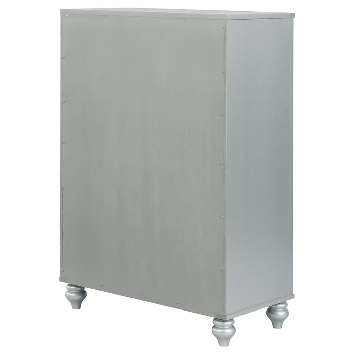 Coaster Gunnison 5-drawer Chest Silver Metallic Default Title