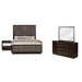 Coaster Durango Panel Bedroom Set Grey and Smoked Peppercorn Queen Set of 4