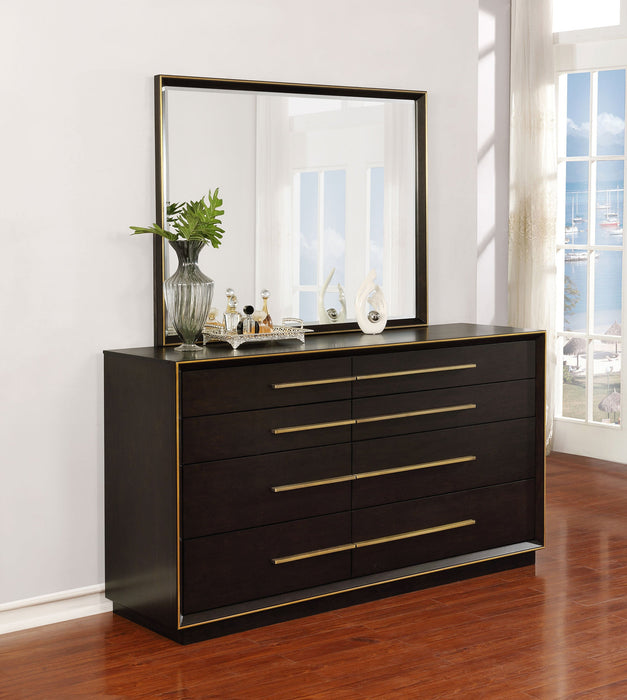 Coaster Durango 8-drawer Dresser with Mirror Smoked Peppercorn No Mirror