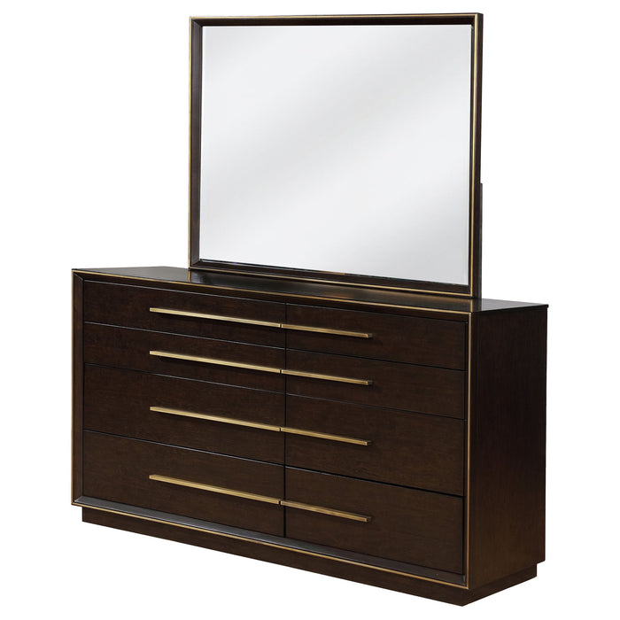 Coaster Durango 8-drawer Dresser with Mirror Smoked Peppercorn No Mirror