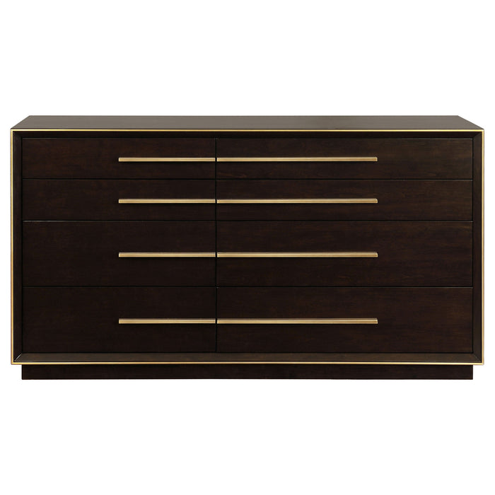 Coaster Durango 8-drawer Dresser with Mirror Smoked Peppercorn No Mirror