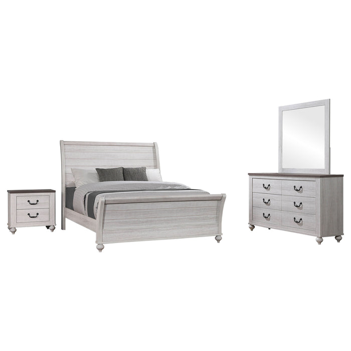 Stillwood 4-piece California King Bedroom Set Vintage Linen