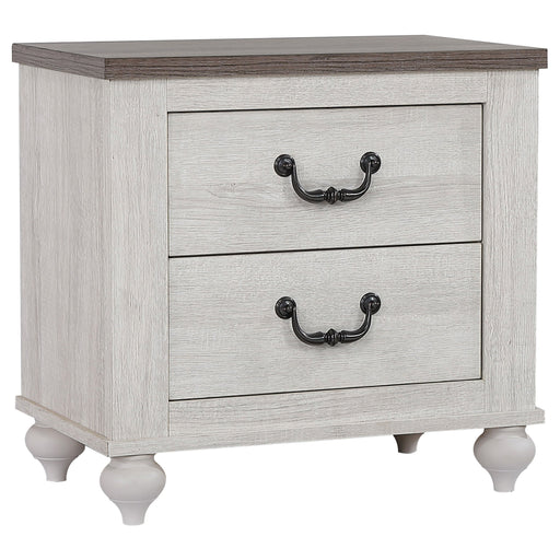 Coaster Stillwood 2-drawer Nightstand Vintage Linen Default Title