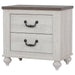 Coaster Stillwood 2-drawer Nightstand Vintage Linen Default Title