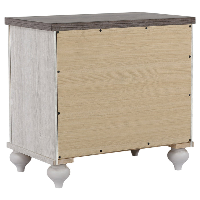 Coaster Stillwood 2-drawer Nightstand Vintage Linen Default Title