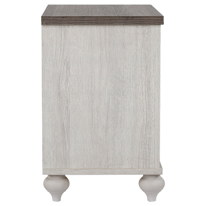 Coaster Stillwood 2-drawer Nightstand Vintage Linen Default Title