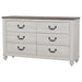 Coaster Stillwood 6-drawer Dresser Vintage Linen Default Title