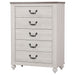 Coaster Stillwood 5-drawer Chest Vintage Linen Default Title