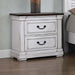 Coaster Hillcrest 2-drawer Nightstand Dark Rum and White Default Title