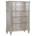 Coaster Evangeline 6-drawer Chest Silver Oak Default Title