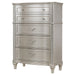 Coaster Evangeline 6-drawer Chest Silver Oak Default Title