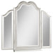 Coaster Evangeline Vanity Mirror with Faux Diamond Trim Silver Default Title