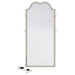 Coaster Evangeline Full Length LED Floor Mirror Silver Oak Default Title