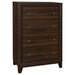 Welsley 4-drawer Chest of Drawers Walnut