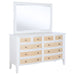 Bexhill 10-drawer Dresser and Mirror White