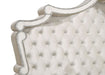 Coaster Antonella Upholstered Tufted Bedroom Set Ivory and Camel Cal King Set of 5