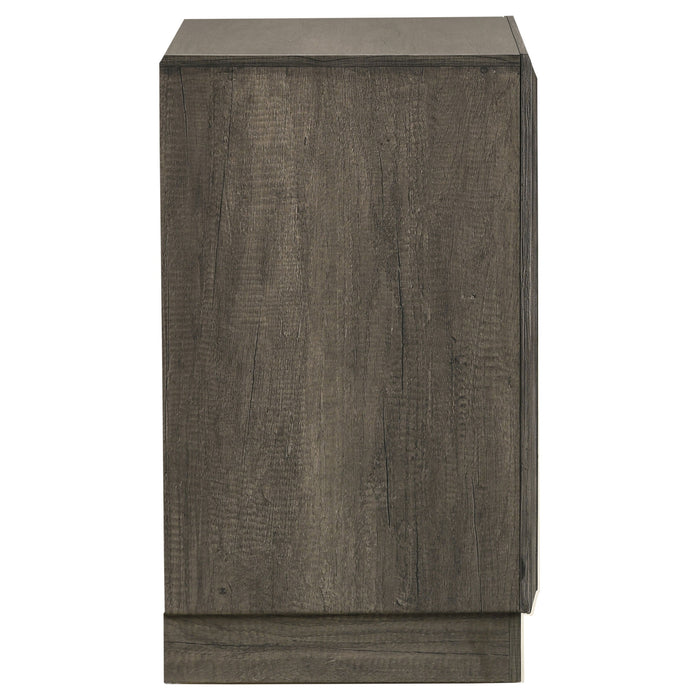 Coaster Janine 2-drawer Nightstand Grey Default Title