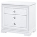 Coaster Eleanor Rectangular 2-drawer Nightstand White Default Title